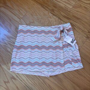 So Mini Wrap Skirt/Skort Womens Size Large New with Tags
